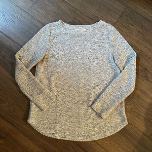 LOFT Women’s Thick Boucle Top - Black/White